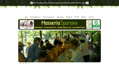 Desktop Screenshot of masseriasparano.it