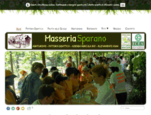 Tablet Screenshot of masseriasparano.it